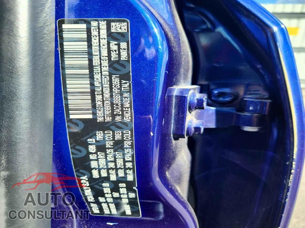 JEEP RENEGADE 2017 - ZACCJBBB7HPG35971