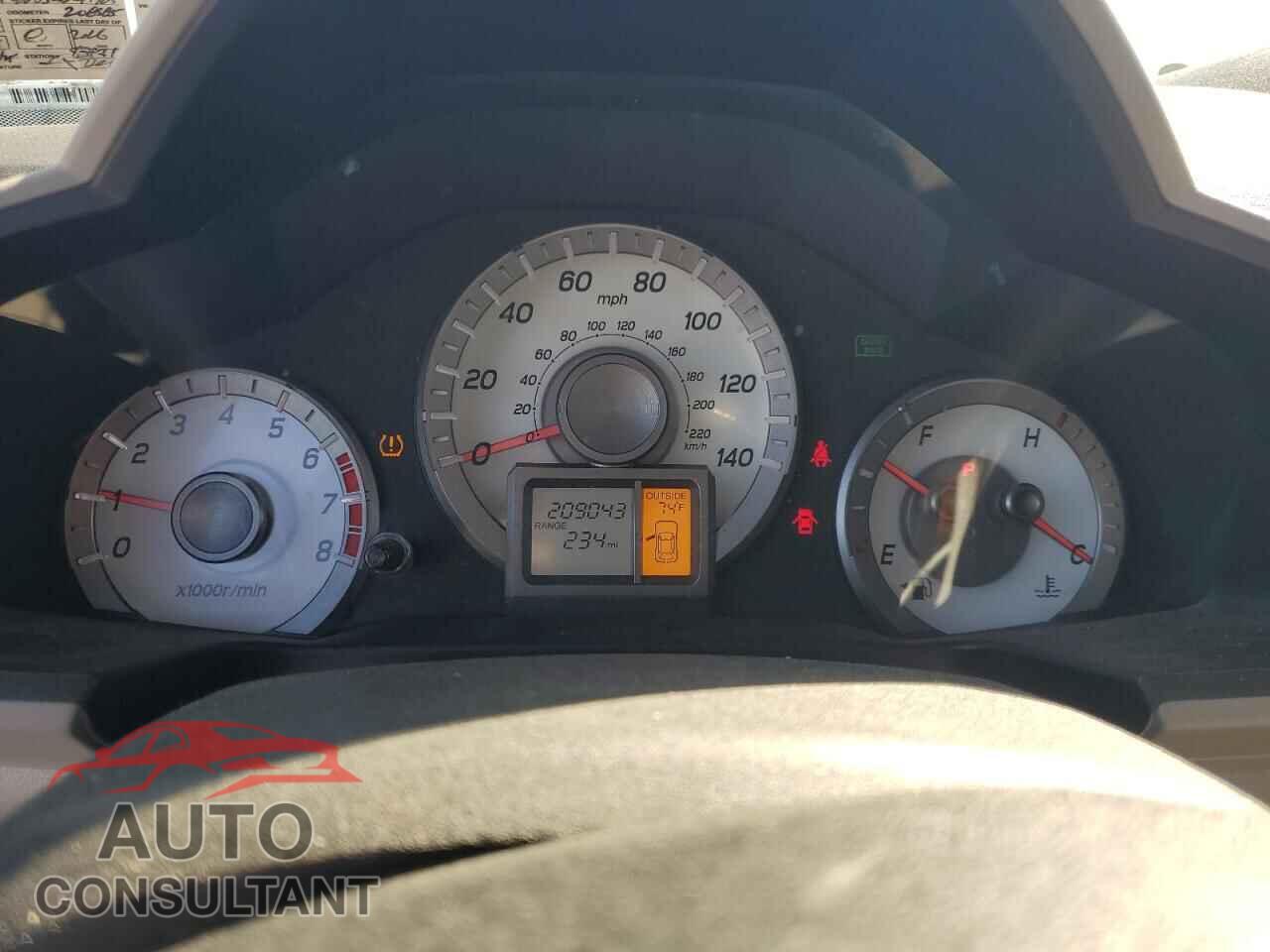 HONDA PILOT 2012 - 5FNYF4H65CB041926
