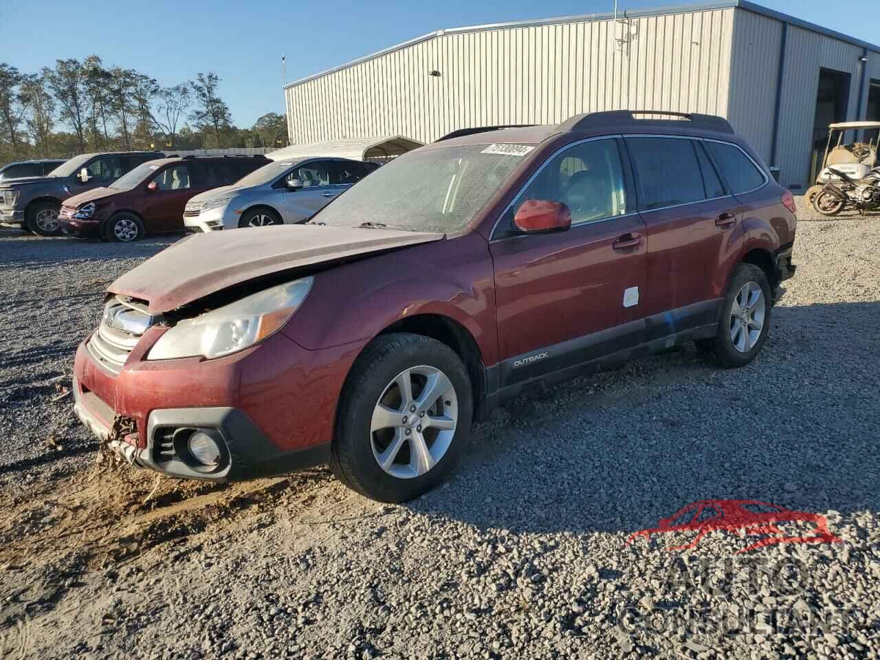 SUBARU OUTBACK 2013 - 4S4BRBLC1D3246751