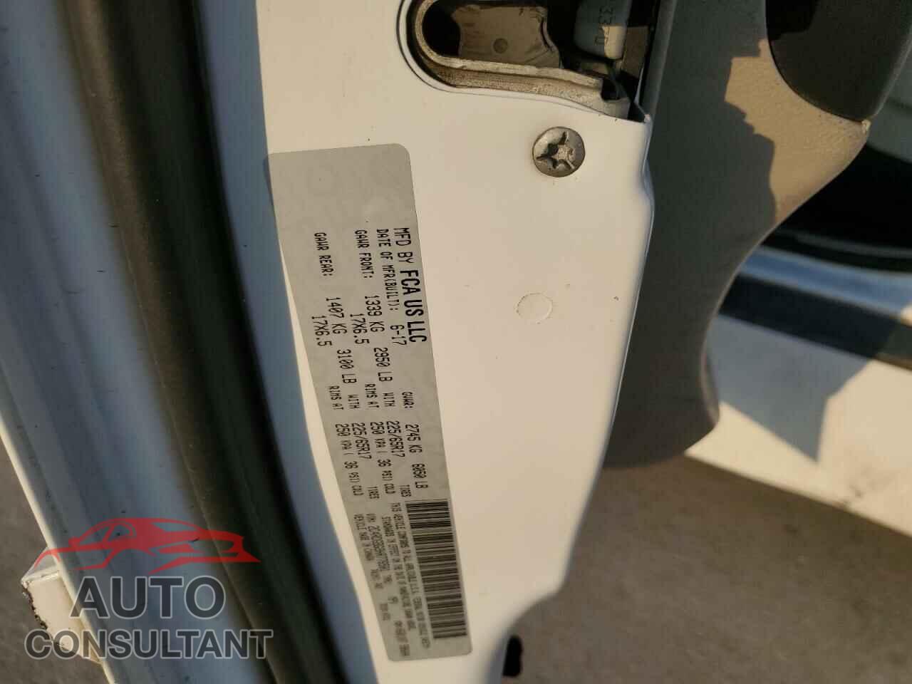 DODGE CARAVAN 2017 - 2C4RDGBG9HR776501