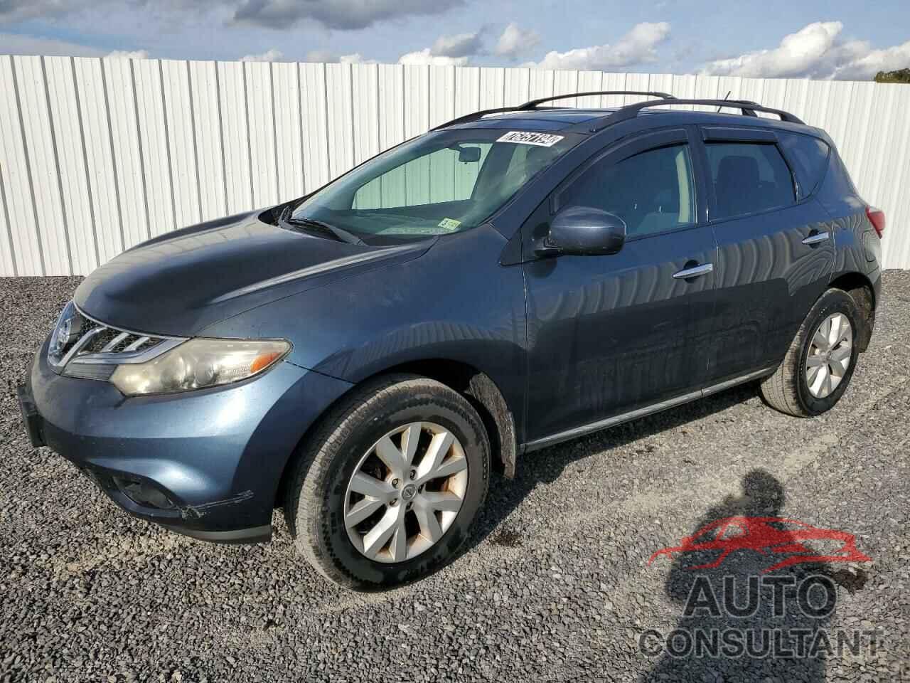 NISSAN MURANO 2012 - JN8AZ1MW3CW201461