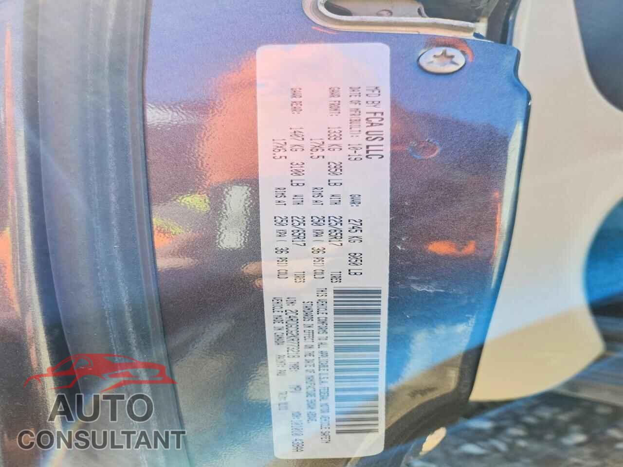 DODGE CARAVAN 2019 - 2C4RDGCG2KR773218