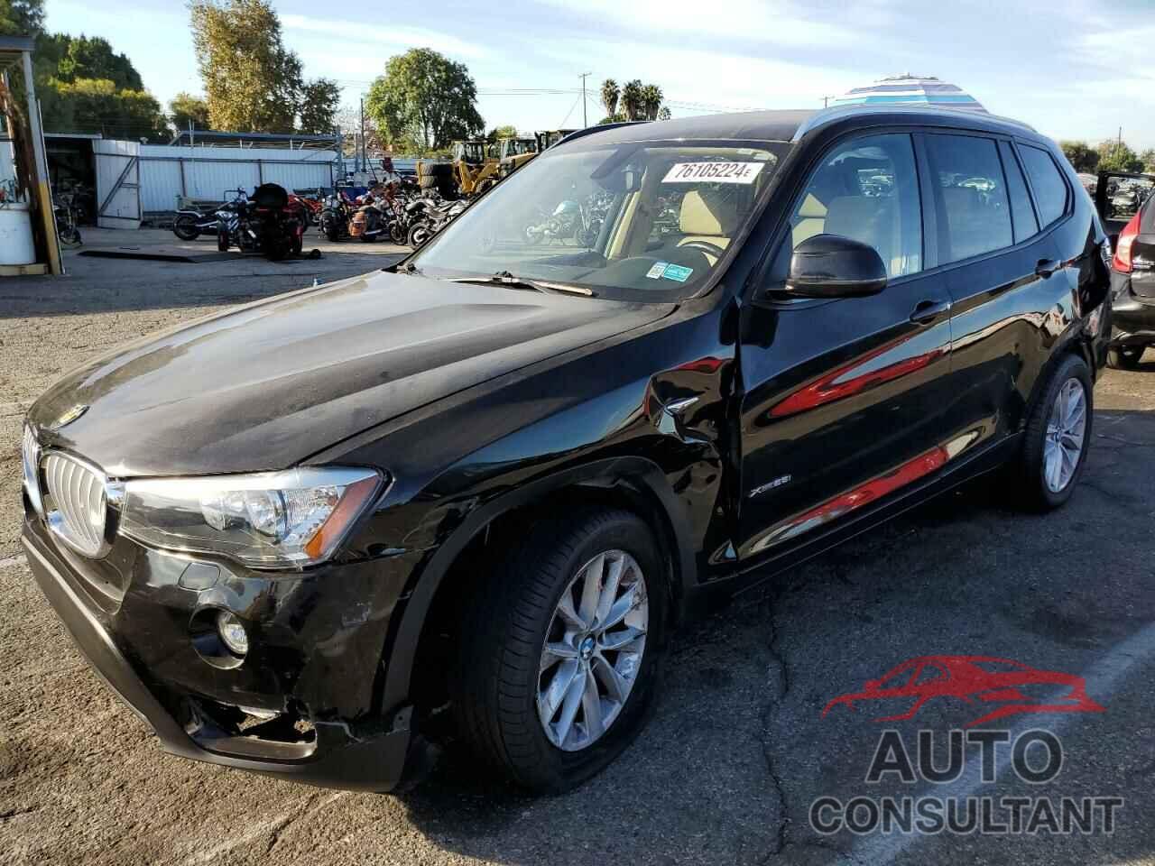 BMW X3 2016 - 5UXWX9C54G0D72888