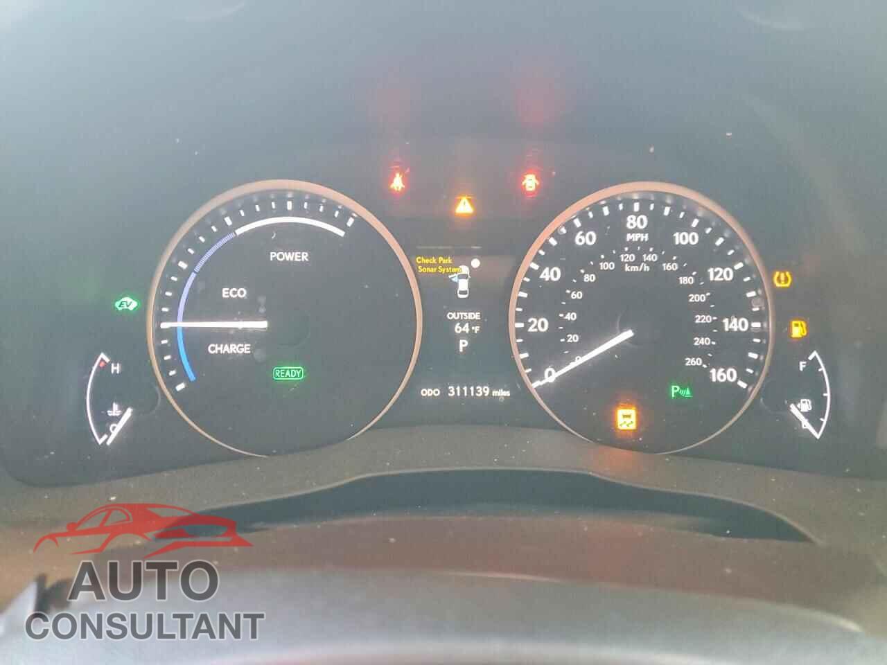 LEXUS ES300 2013 - JTHBW1GG5D2014565