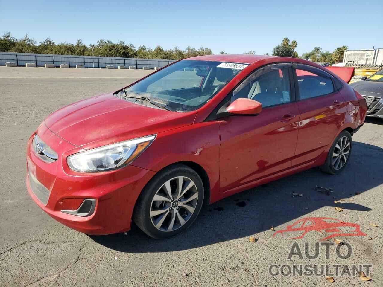 HYUNDAI ACCENT 2017 - KMHCT4AE4HU254588