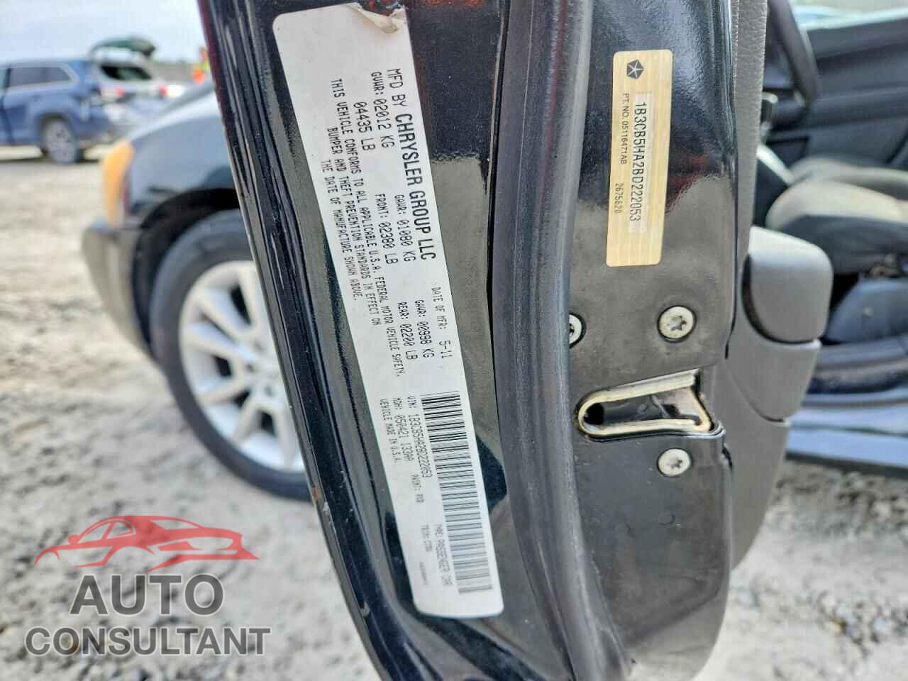 DODGE CALIBER 2011 - 1B3CB5HA2BD222053