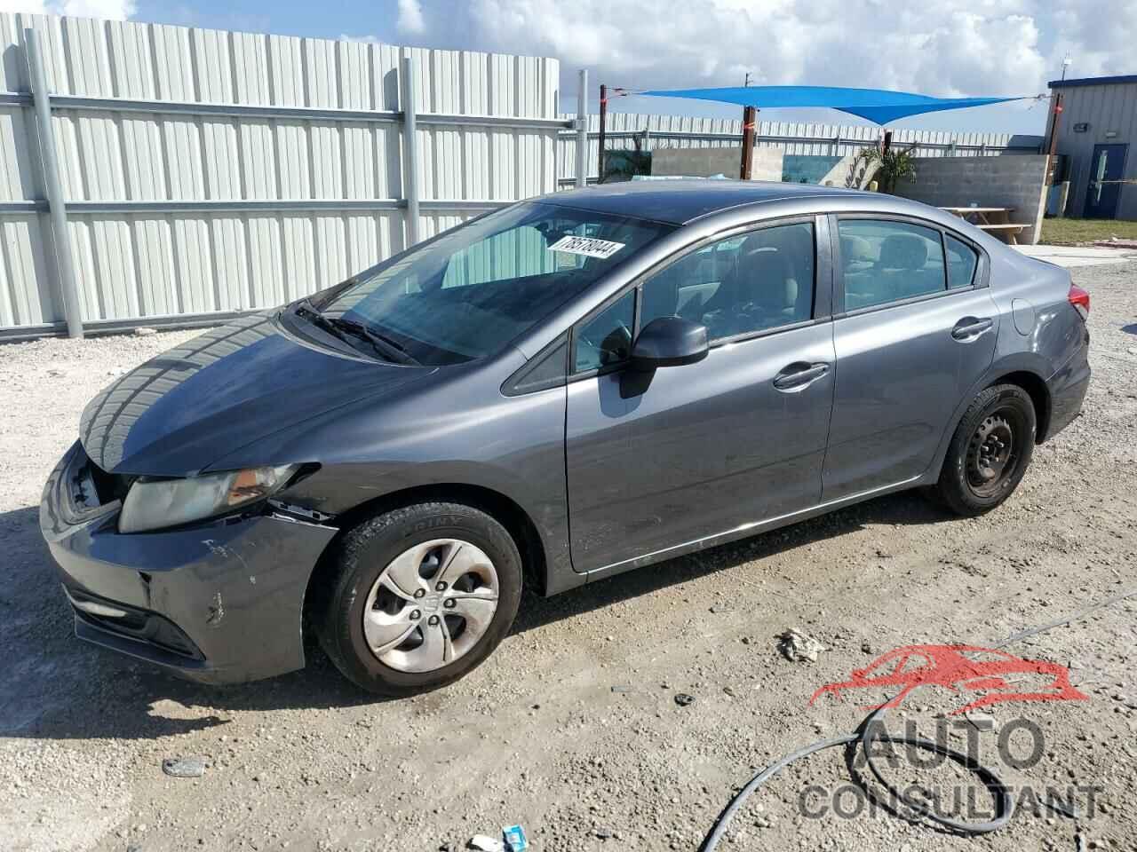 HONDA CIVIC 2013 - 19XFB2F58DE074296