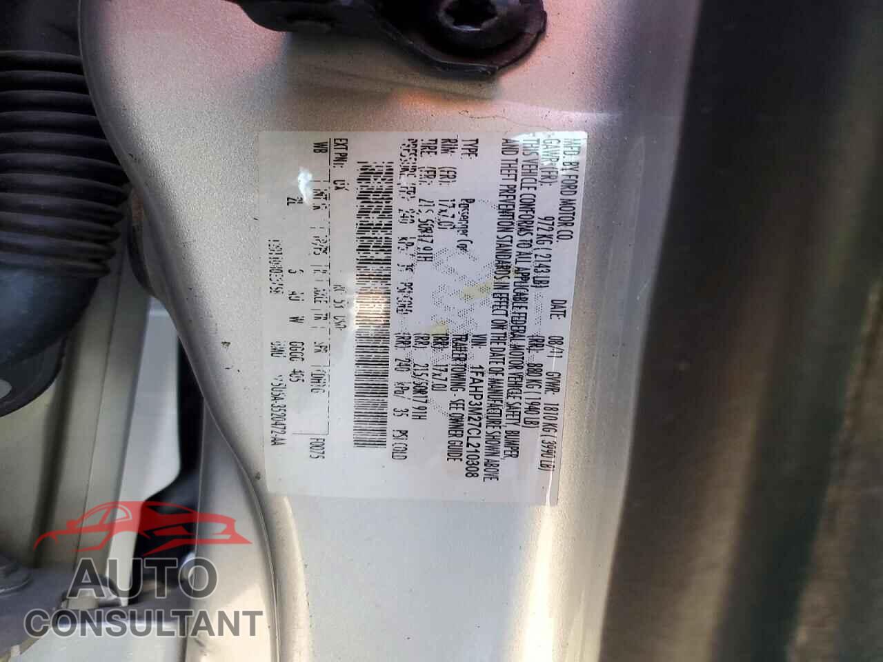 FORD FOCUS 2012 - 1FAHP3M27CL210308