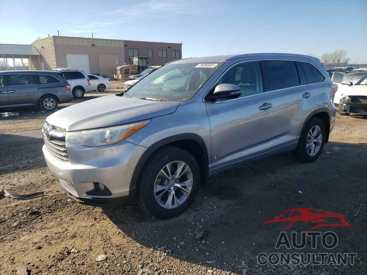 TOYOTA HIGHLANDER 2015 - 5TDJKRFH9FS091100