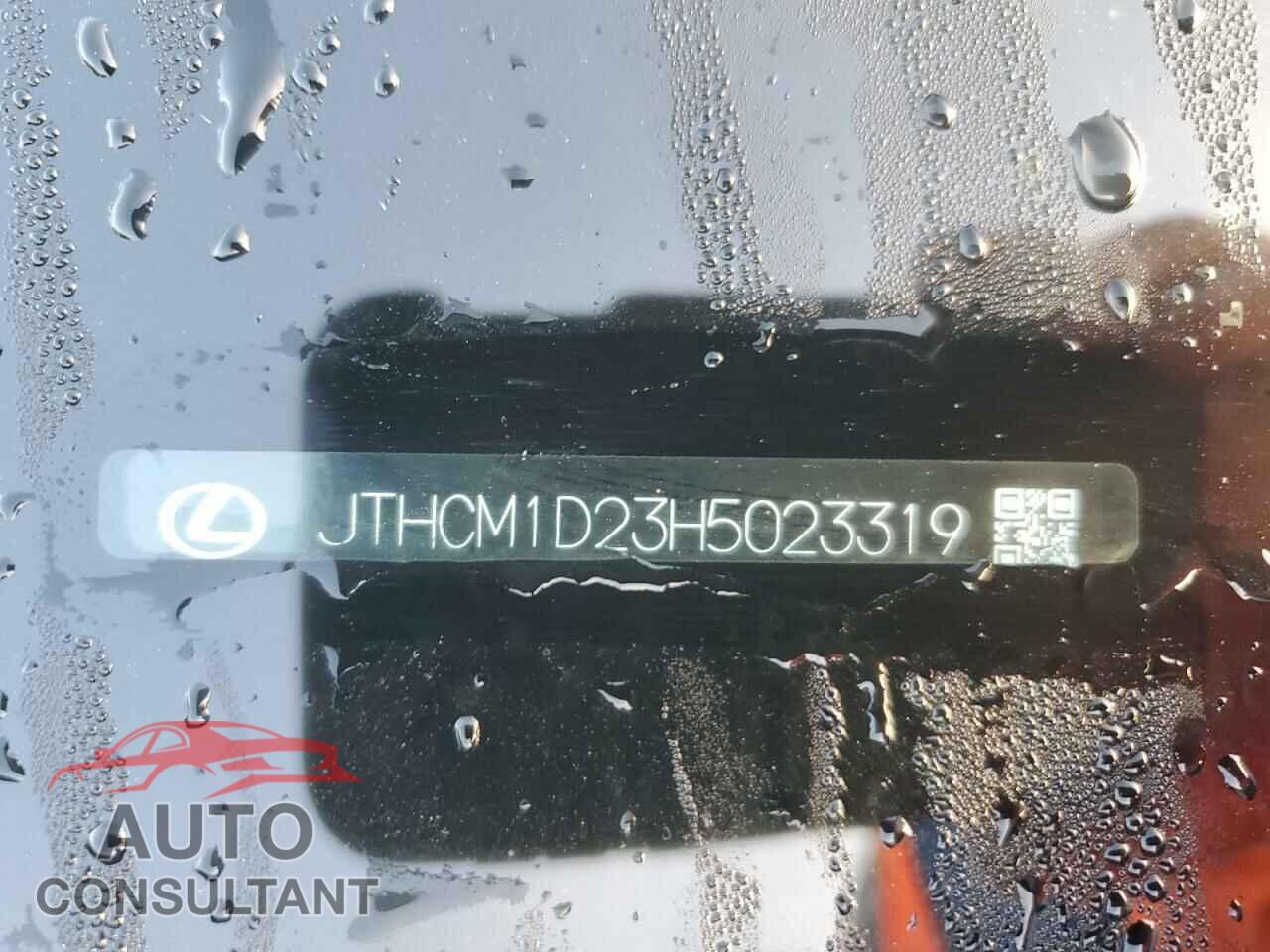 LEXUS IS 2017 - JTHCM1D23H5023319