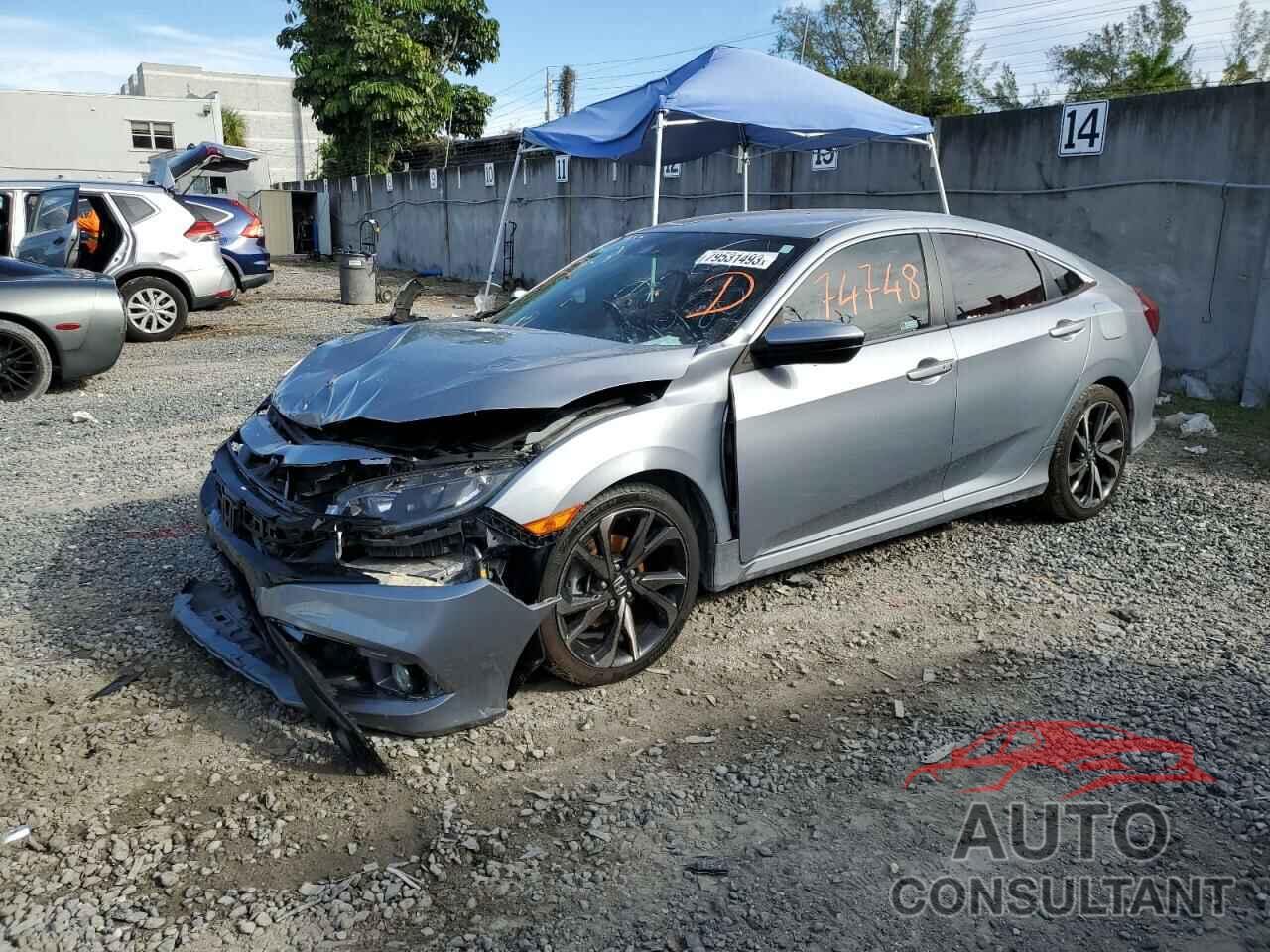 HONDA CIVIC 2019 - 2HGFC2F84KH581920