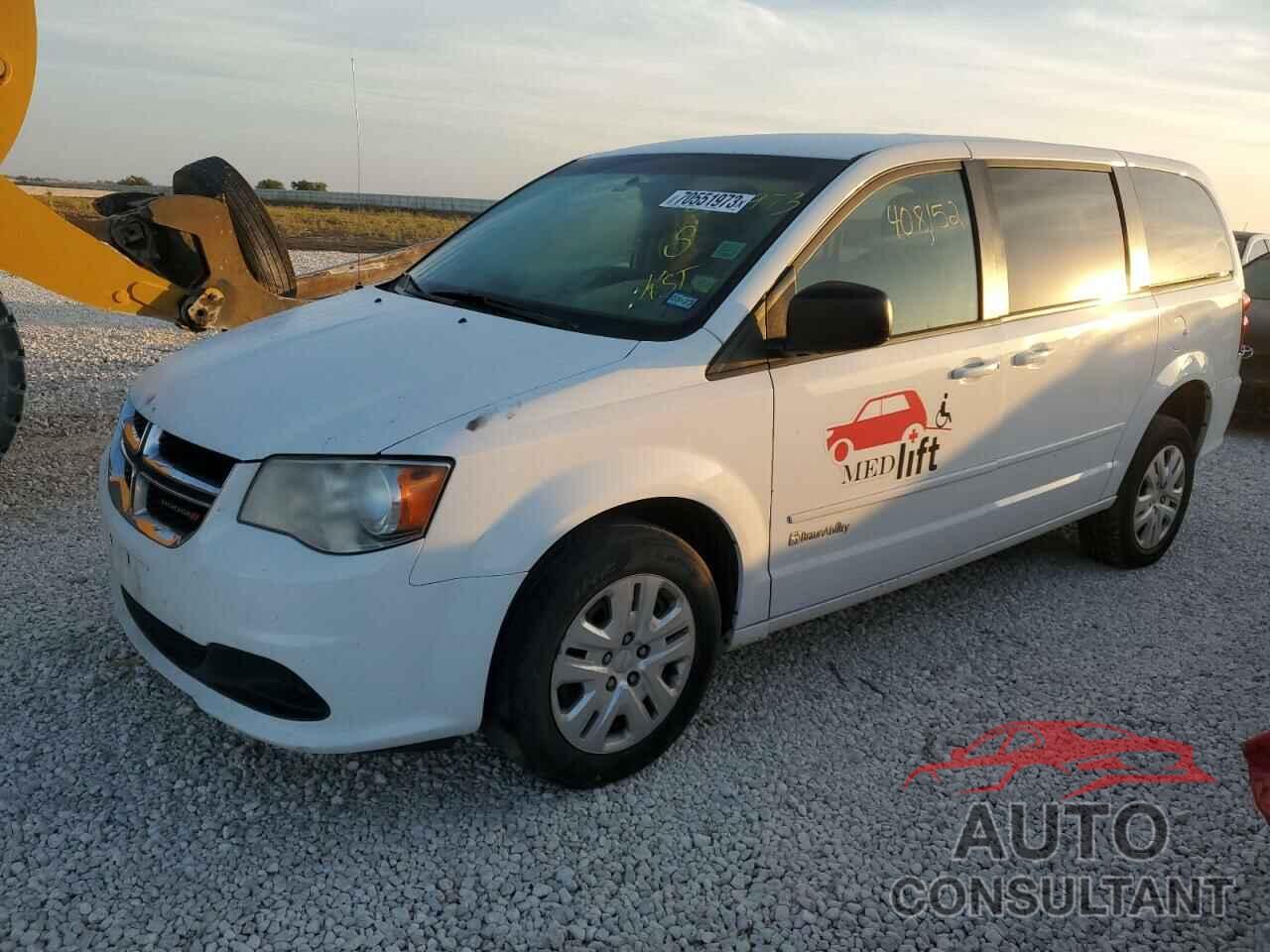 DODGE CARAVAN 2017 - 2C4RDGBG0HR853398