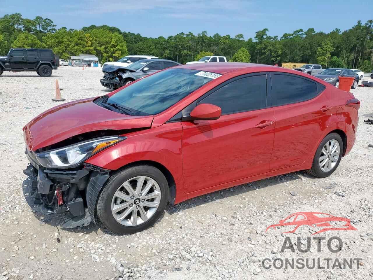 HYUNDAI ELANTRA 2015 - KMHDH4AE8FU424244
