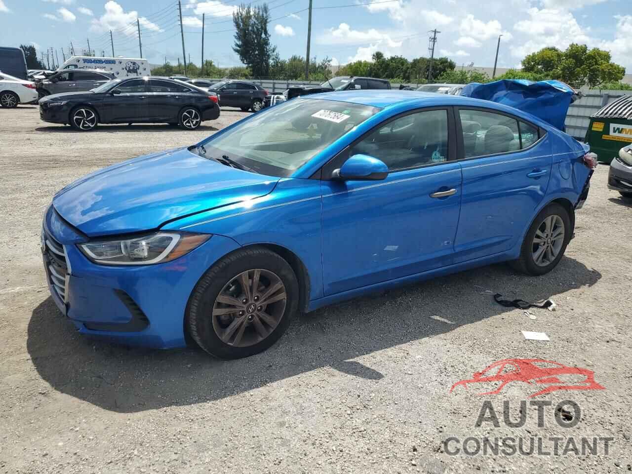 HYUNDAI ELANTRA 2017 - KMHD84LF9HU195484