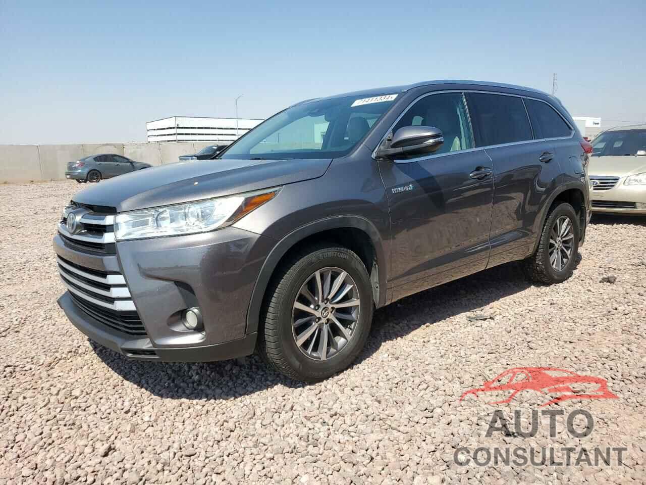 TOYOTA HIGHLANDER 2017 - 5TDJGRFH2HS034337