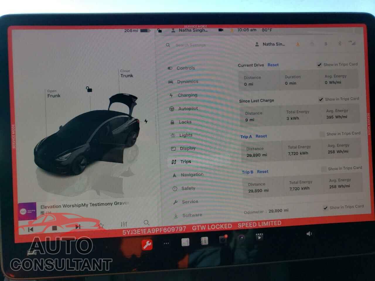 TESLA MODEL 3 2023 - 5YJ3E1EA9PF609797