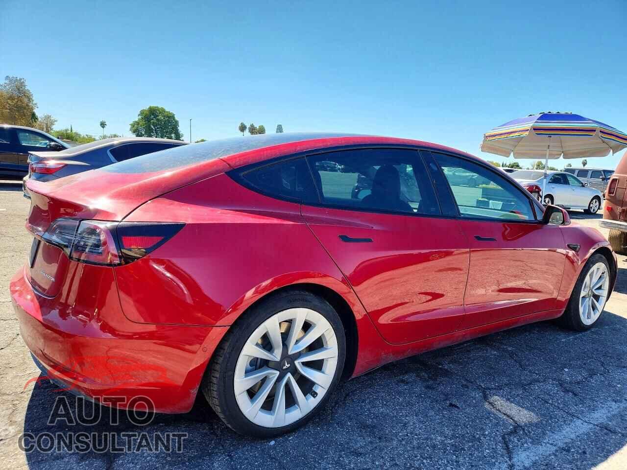 TESLA MODEL 3 2022 - 5YJ3E1EB4NF191672