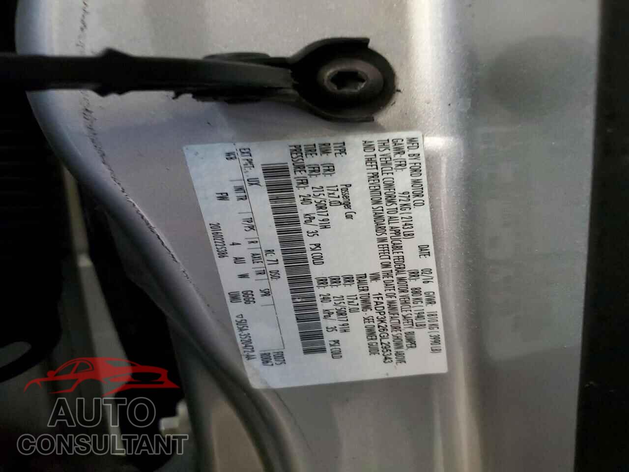FORD FOCUS 2016 - 1FADP3K26GL295343