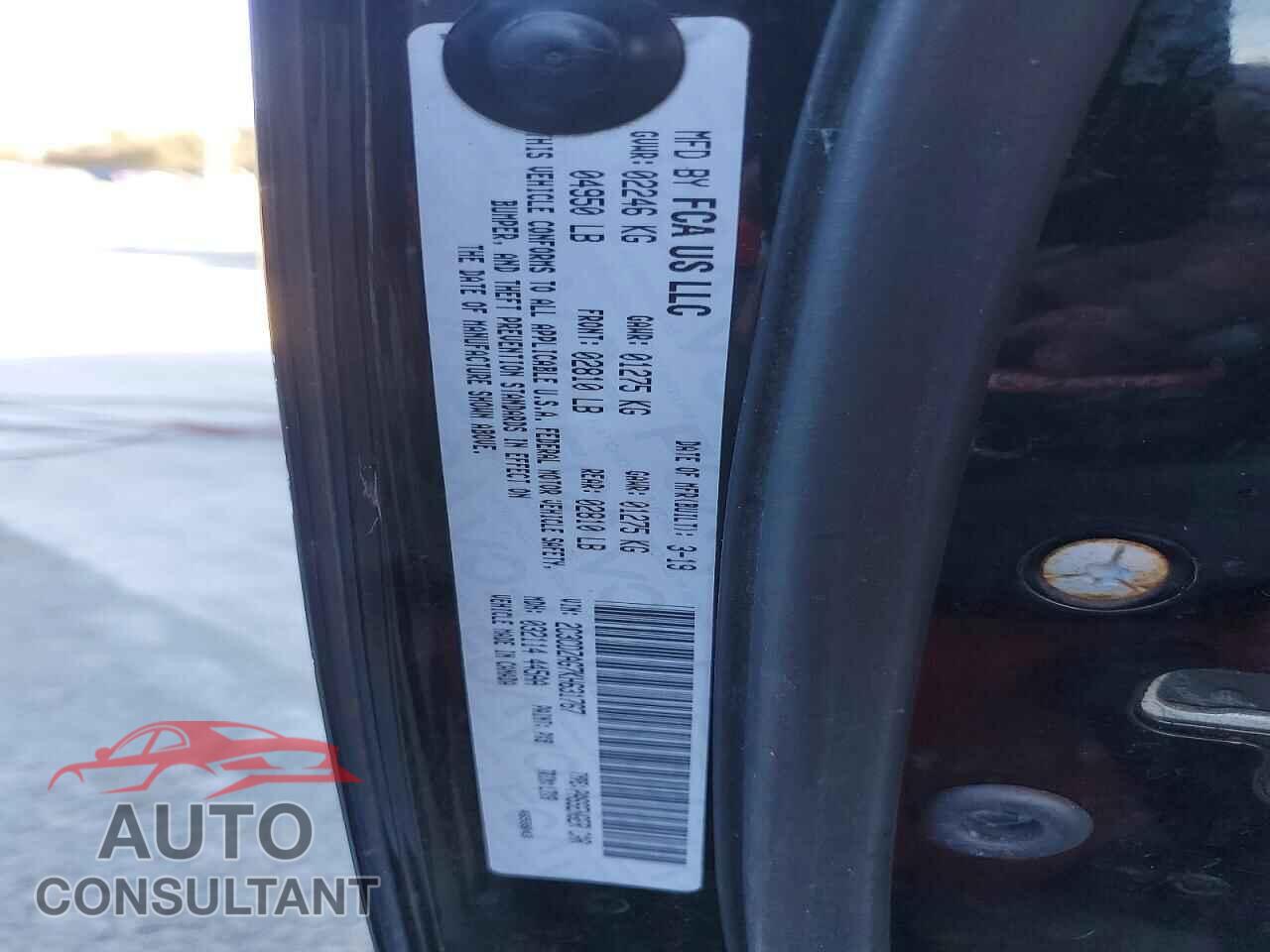 DODGE CHALLENGER 2019 - 2C3CDZAG7KH631767