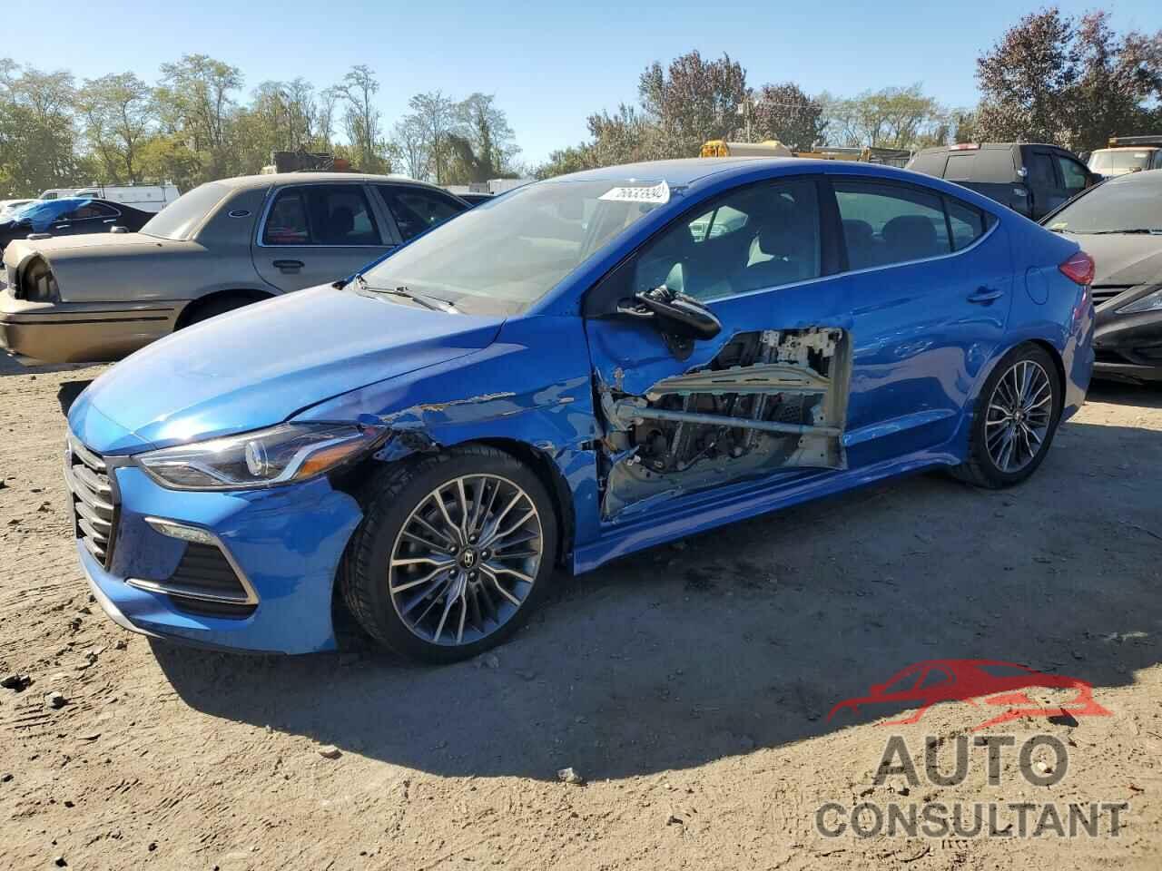 HYUNDAI ELANTRA 2017 - KMHD04LB1HU358469