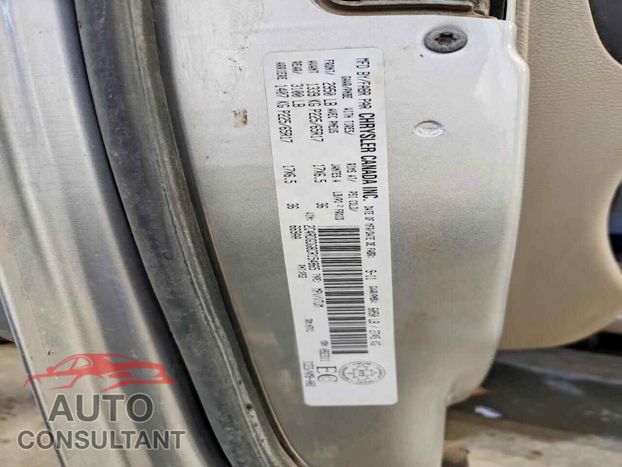 DODGE CARAVAN 2012 - 2C4RDGDG8CR154865