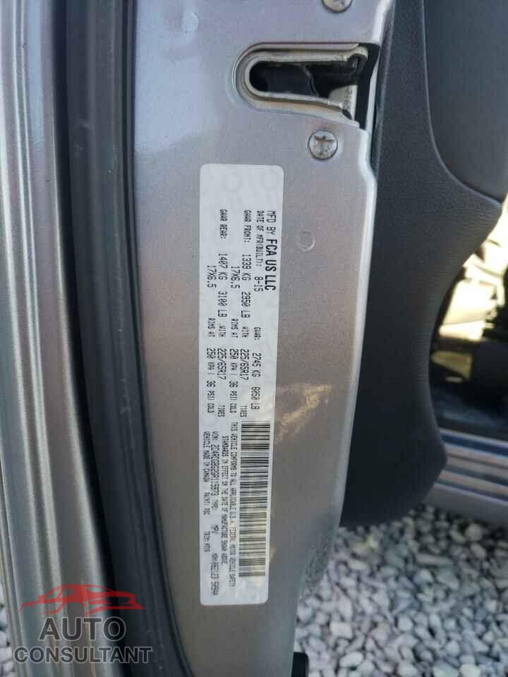 DODGE CARAVAN 2016 - 2C4RDGBG2GR115973