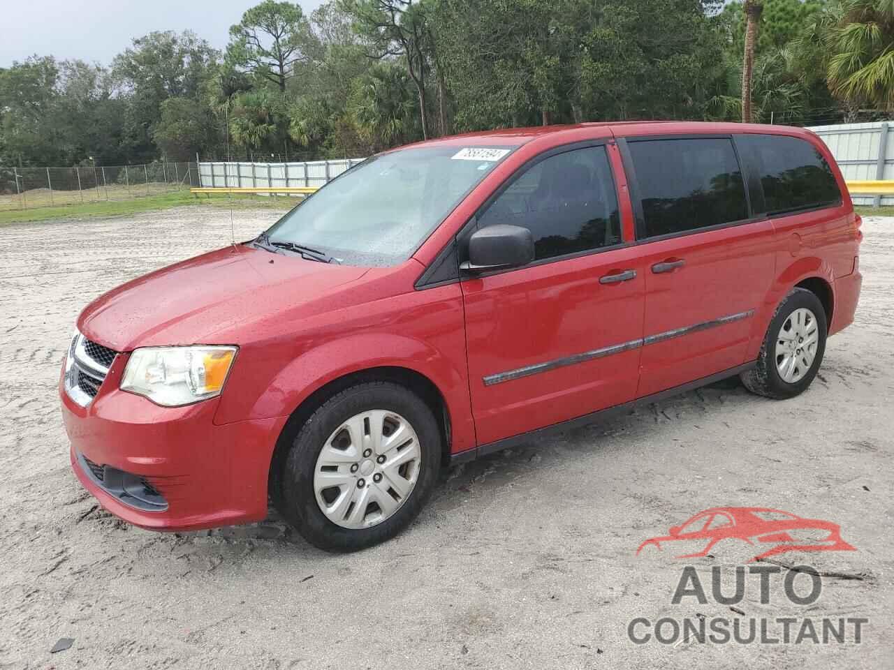 DODGE CARAVAN 2016 - 2C4RDGBG2GR109347