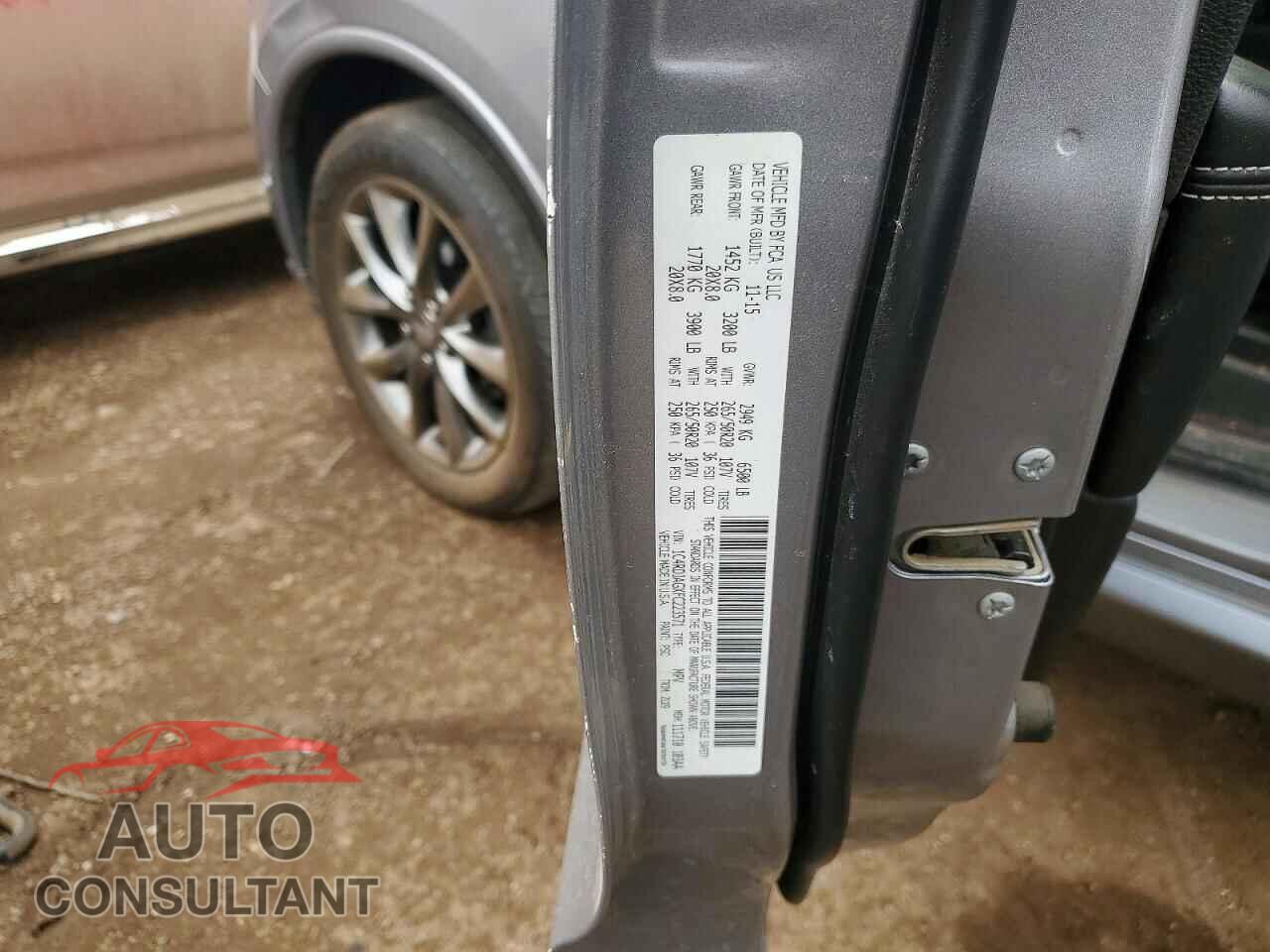 DODGE DURANGO 2015 - 1C4RDJAGXFC223571