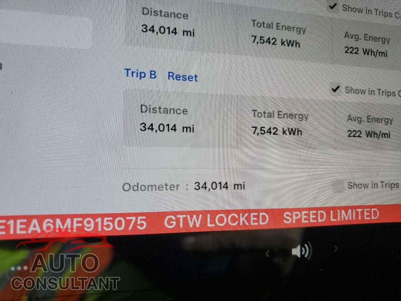 TESLA MODEL 3 2021 - 5YJ3E1EA6MF915075
