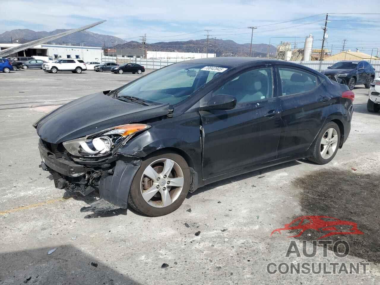 HYUNDAI ELANTRA 2013 - KMHDH4AE5DU908479