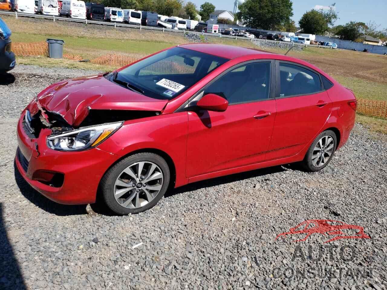 HYUNDAI ACCENT 2017 - KMHCT4AE7HU328702