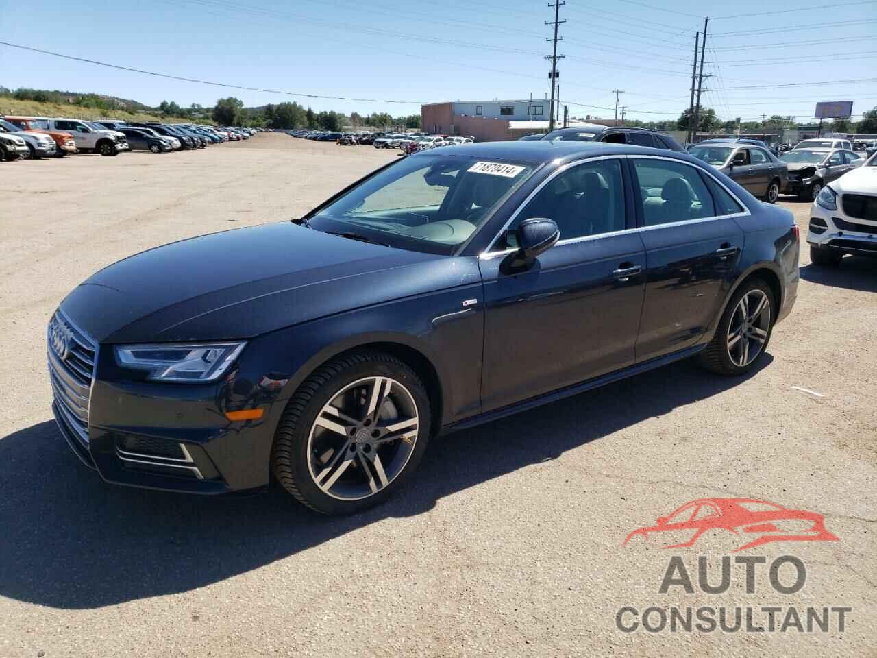 AUDI A4 2018 - WAUENAF48JA153676