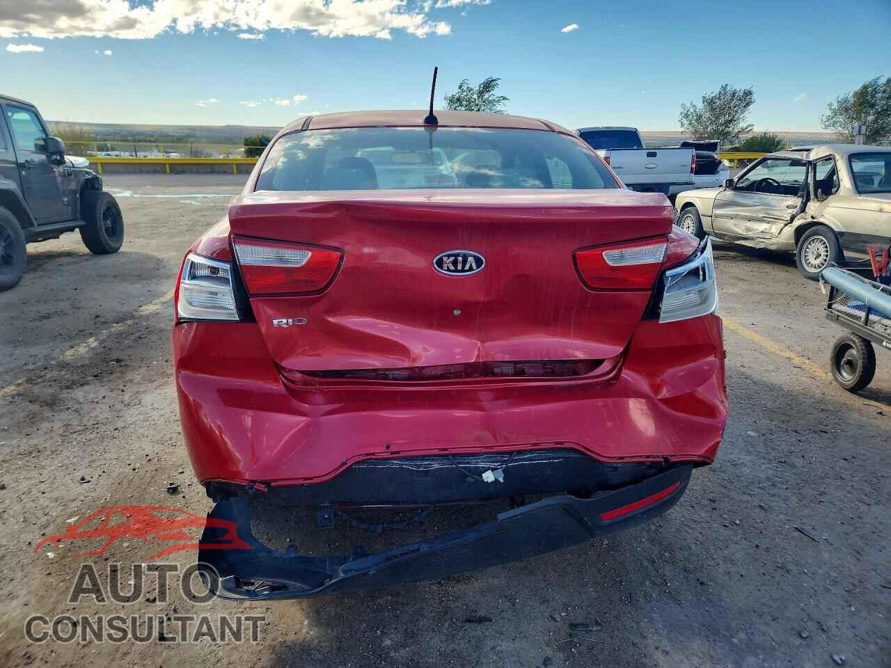 KIA RIO 2012 - KNADM4A39C6033227