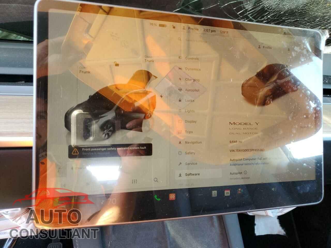 TESLA MODEL Y 2023 - 7SAYGDEE3PF855283