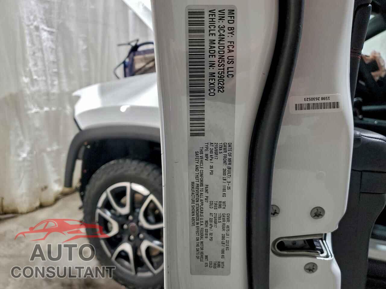 JEEP COMPASS 2025 - 3C4NJDDN5ST590282
