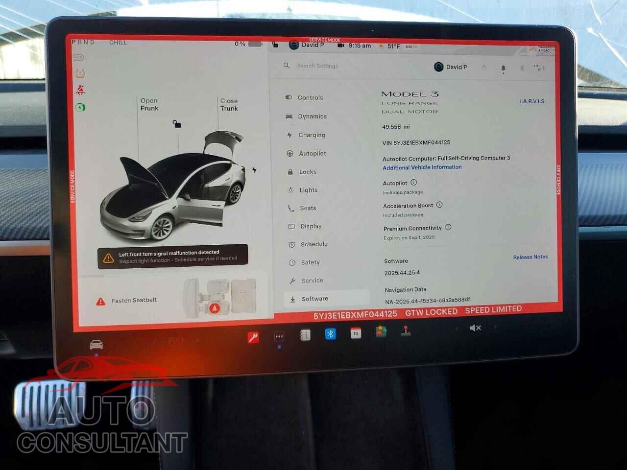 TESLA MODEL 3 2021 - 5YJ3E1EBXMF044125
