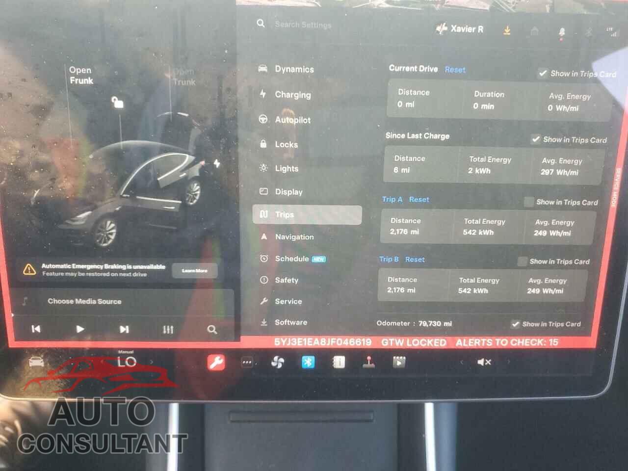 TESLA MODEL 3 2018 - 5YJ3E1EA8JF046619