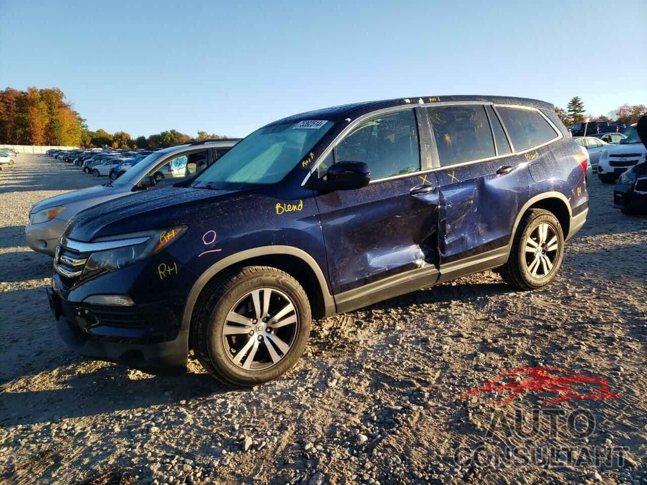 HONDA PILOT 2017 - 5FNYF6H71HB006103