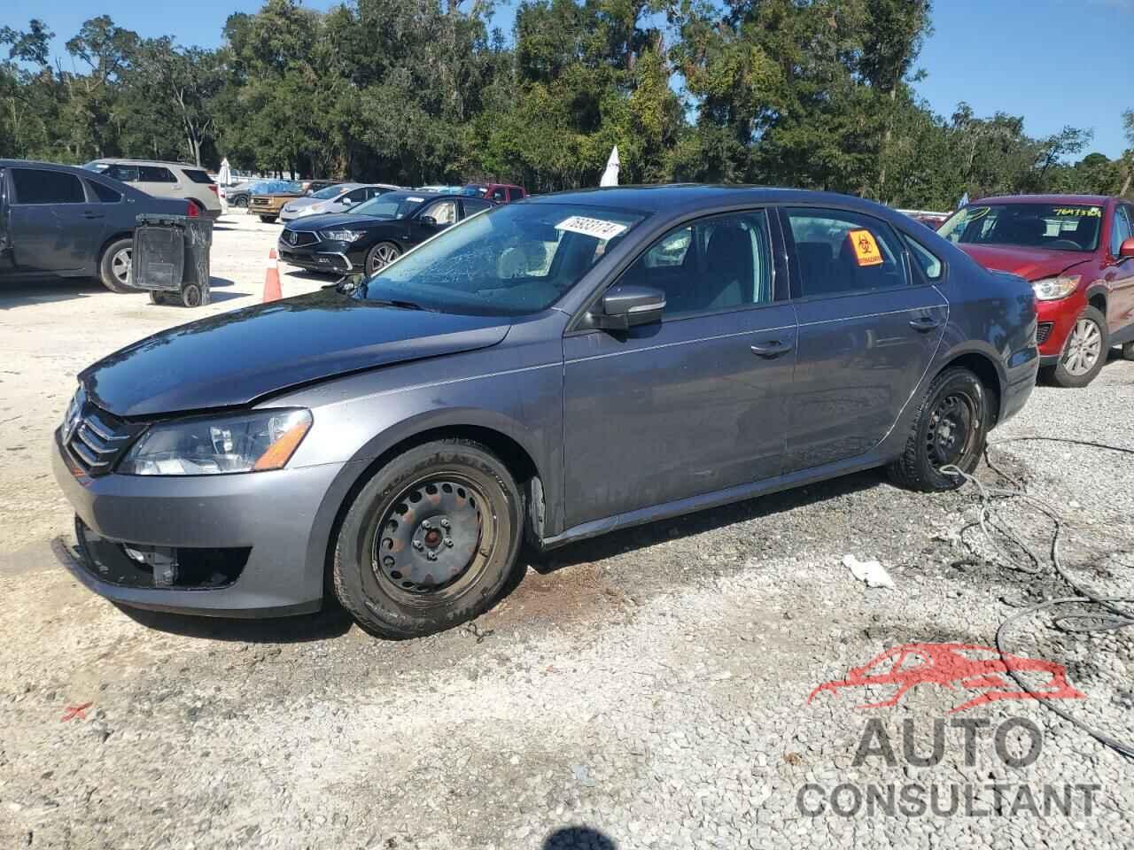 VOLKSWAGEN PASSAT 2013 - 1VWAP7A38DC007636
