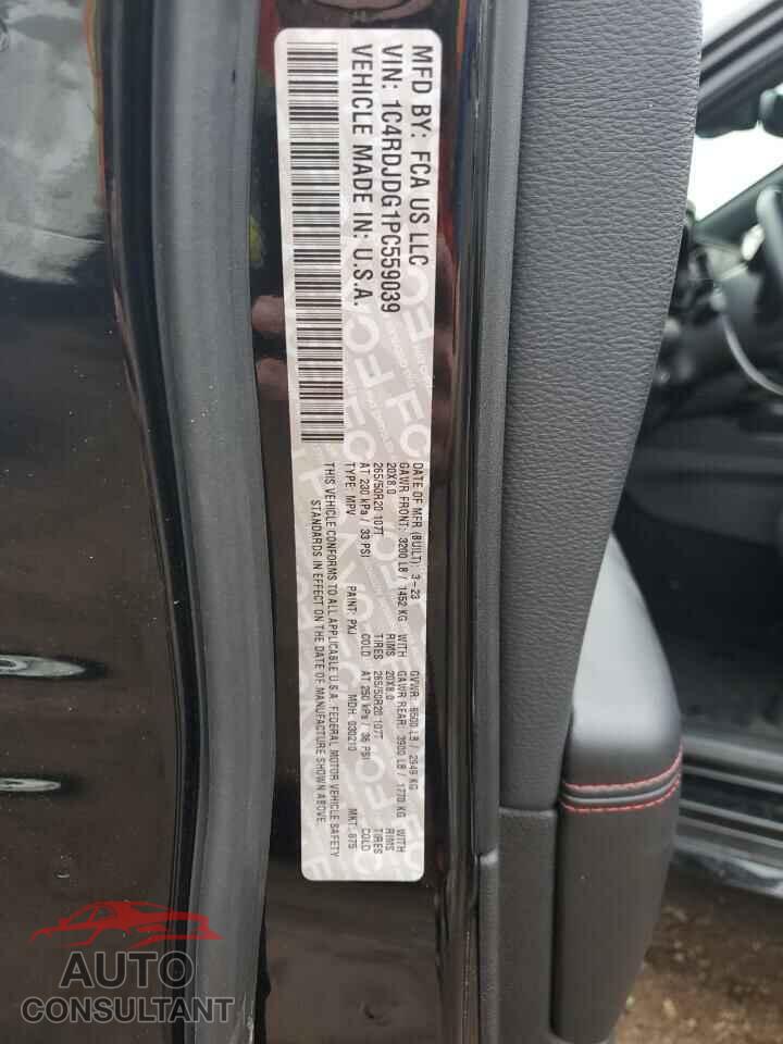 DODGE DURANGO 2023 - 1C4RDJDG1PC559039