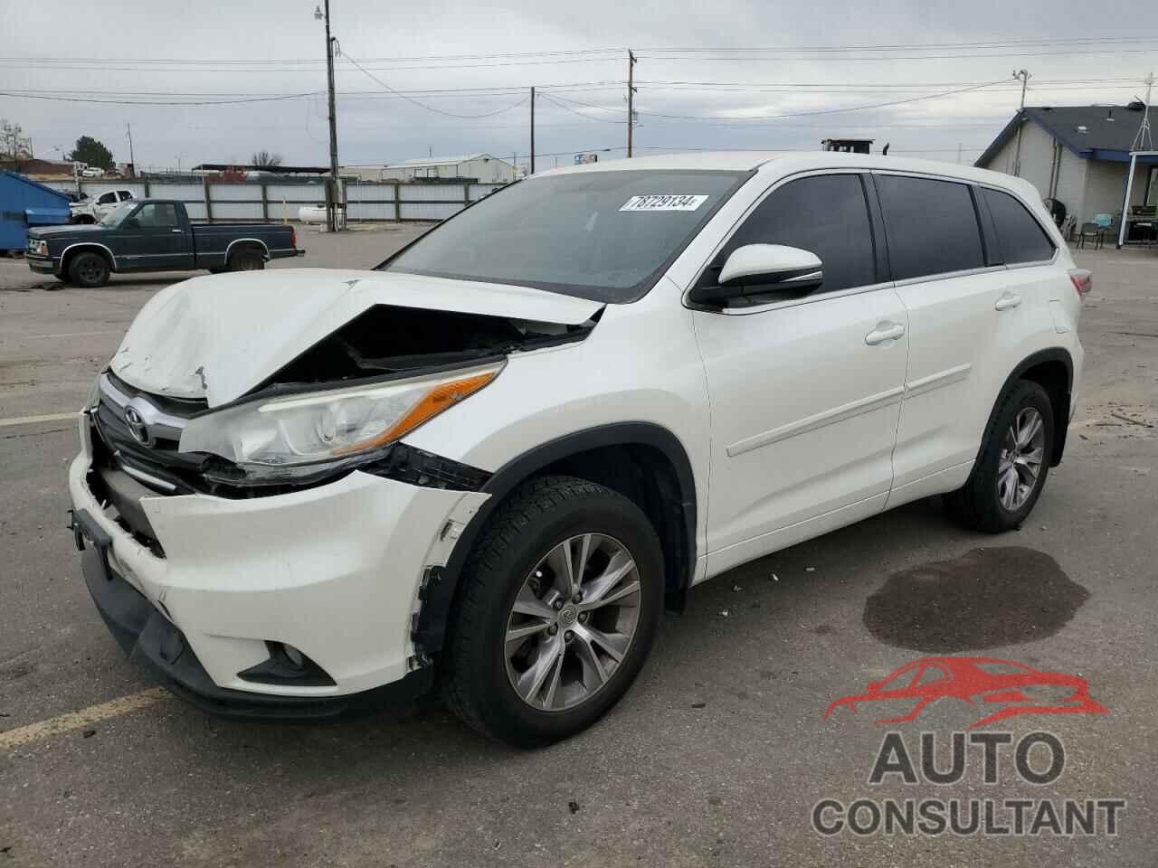 TOYOTA HIGHLANDER 2015 - 5TDBKRFH1FS076563