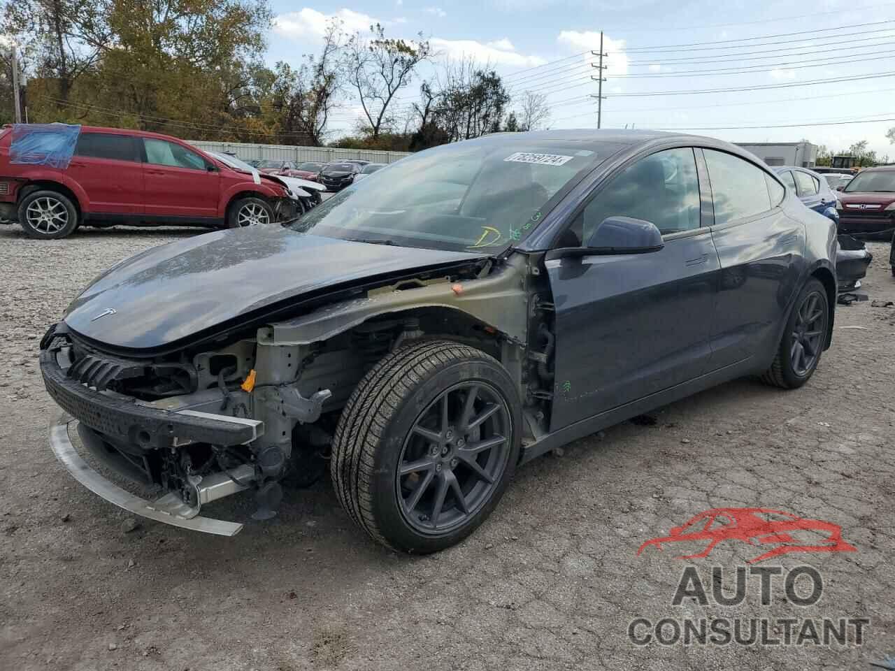 TESLA MODEL 3 2022 - 5YJ3E1EB8NF344358