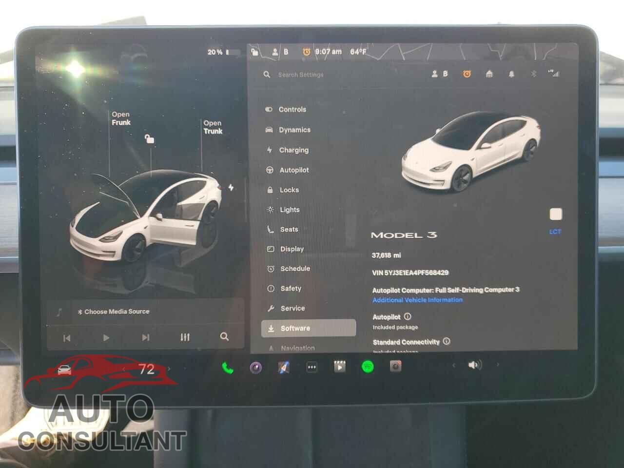 TESLA MODEL 3 2023 - 5YJ3E1EA4PF568429