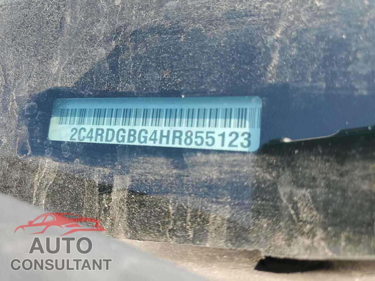 DODGE CARAVAN 2017 - 2C4RDGBG4HR855123
