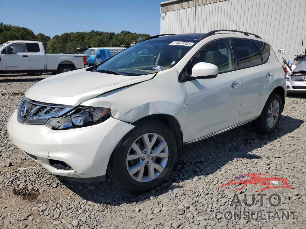 NISSAN MURANO 2011 - JN8AZ1MW4BW152866