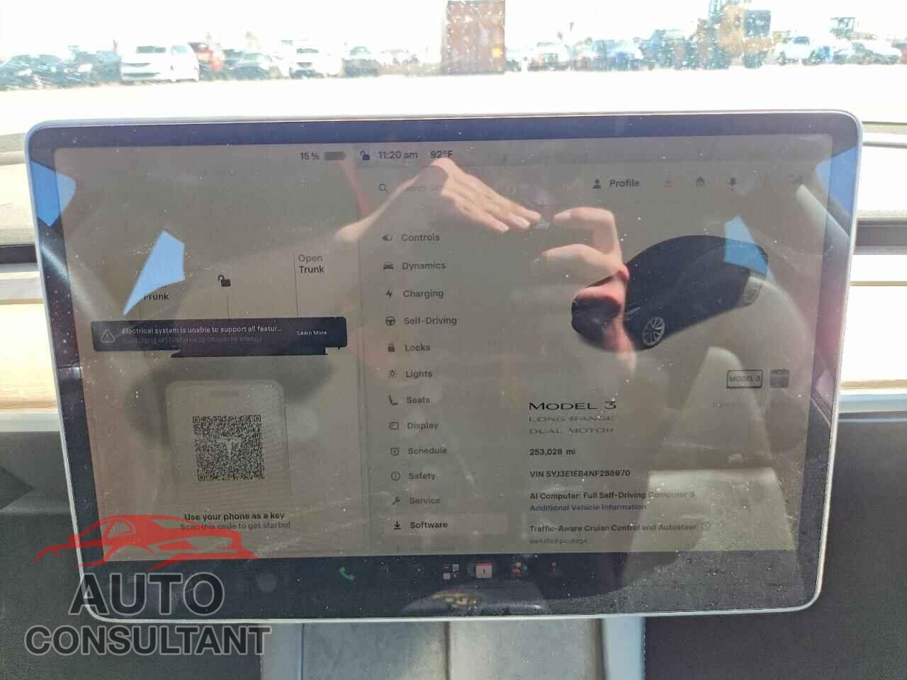 TESLA MODEL 3 2022 - 5YJ3E1EB4NF288970