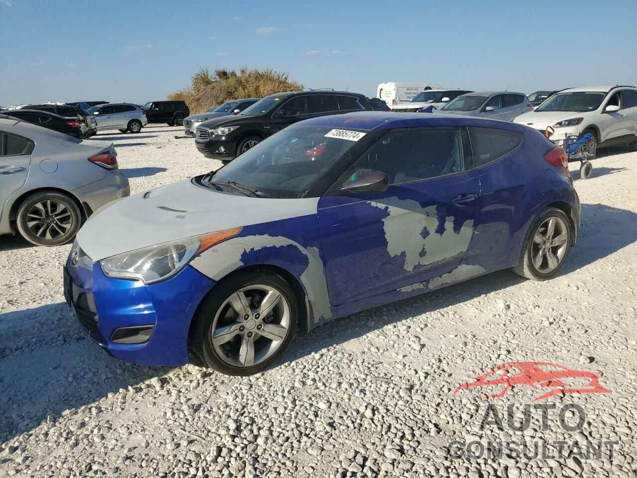 HYUNDAI VELOSTER 2012 - KMHTC6AD9CU030616