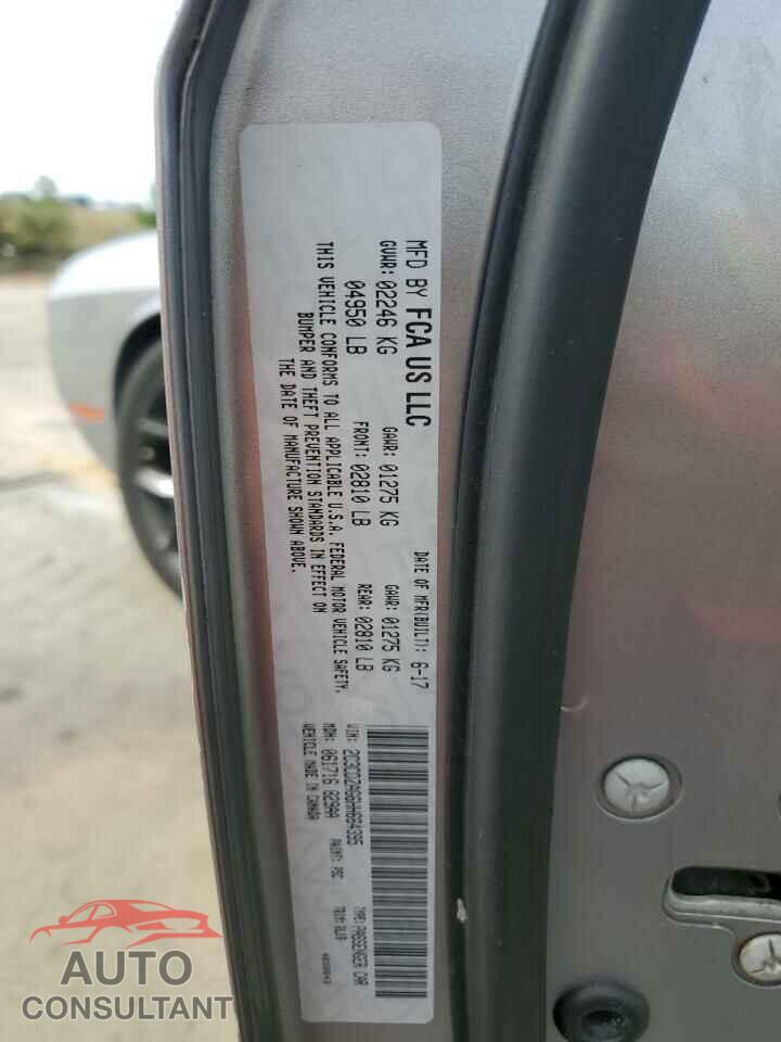 DODGE CHALLENGER 2017 - 2C3CDZAG6HH664395