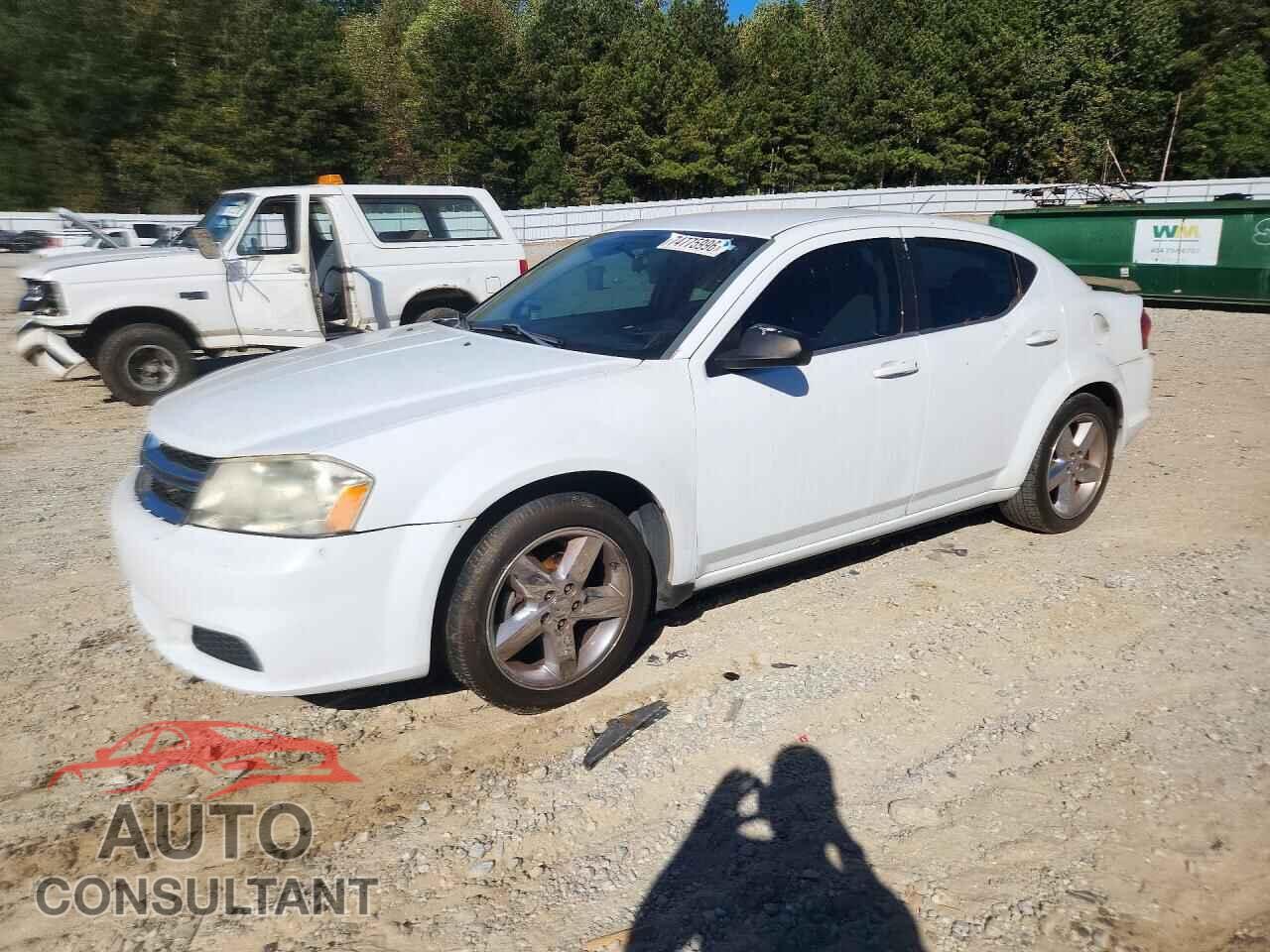 DODGE AVENGER 2013 - 1C3CDZAB2DN565322
