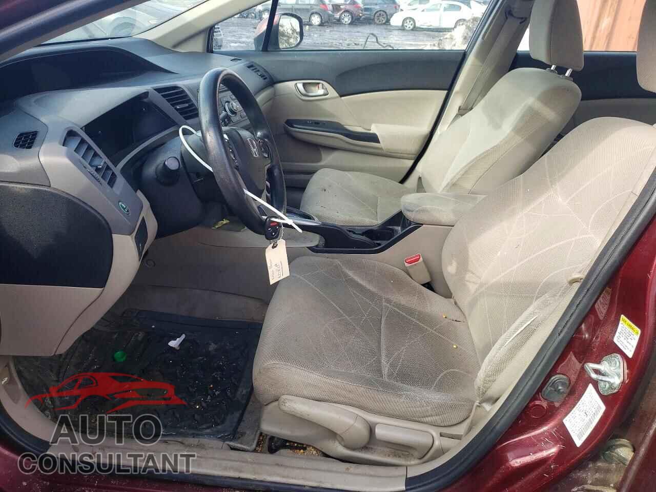 HONDA CIVIC 2012 - JHMFB2F59CS002971